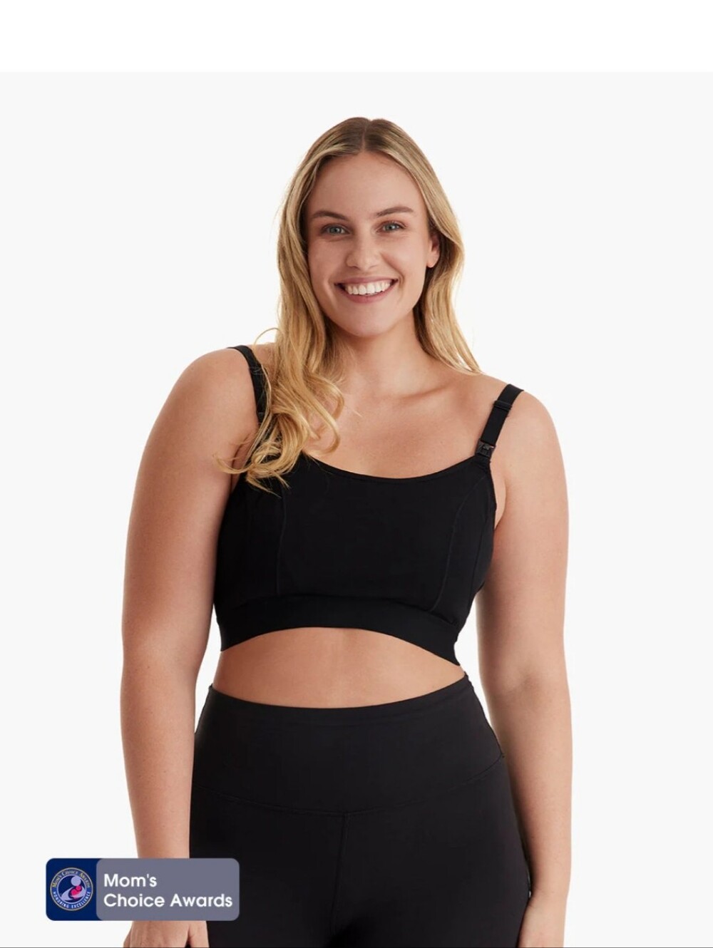 Momcozy 2 In 1 Nursing And Pumping Bra Black L